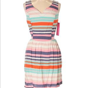 Xhilaration Striped Sleeveless Dress with Pockets